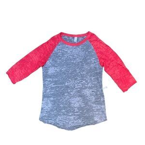 Alternative Apparel Woman’s 3/4 Length Organic Cotton Shirt Size Large
